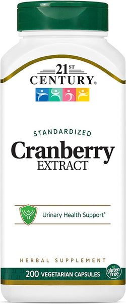 21st Century Healthcare Cranberry Extract Capsules 200 Count