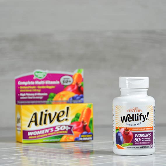 21st Century Wellify Women's 50+ Multivitamins with Minerals 65 Count