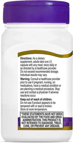 21st Century Resveratrol Red Wine Extract Capsules, 90 Count
