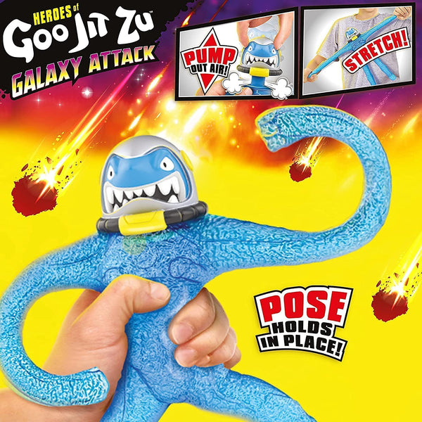 Heroes of Goo JIT Zu Air Vac Thrash and Orbitox Space Aliens Action Figure 2 Pack Toy Bundle with 2 My Outlet Mall Stickers
