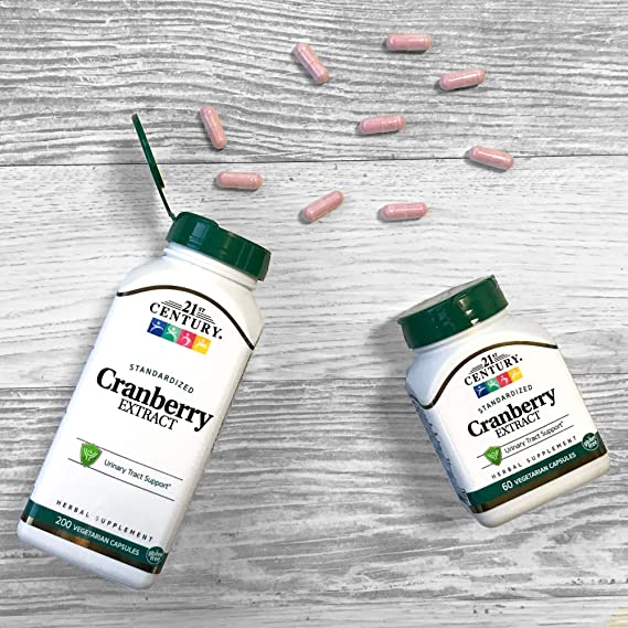 21st Century Healthcare Cranberry Extract Capsules 200 Count