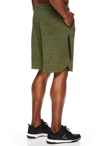 Reebok Mens 9 inch Free Weight Training Shorts - Green Heather