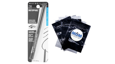 Maybelline Unstoppable Waterproof Eyeliner ,Pewter ,1 pack - 0.01 oz - plus 3 My Outlet Mall Resealable Storage Pouches