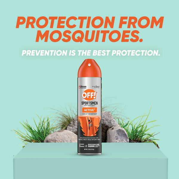 Sportsmen Active Insect Repellent VI, Mosquito Bug Spray - 1 pack - 7.5 Fl oz per pack - plus 3 My Outlet Mall Resealable Storage Pouches