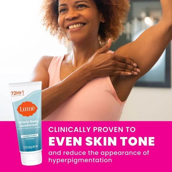 Whole Body Women’s Deodorant Invisible Cream Aluminum Free, Unscented - 1 pack - 2.2 oz per pack - plus 3 My Outlet Mall Resealable Storage Pouches
