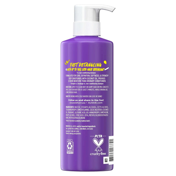 3 Minute Miracle Curls Conditioner, for All Hair Types, Paraben Free - 2 packs - 16Fl oz per pack - plus 3 My Outlet Mall Resealable Storage Pouches