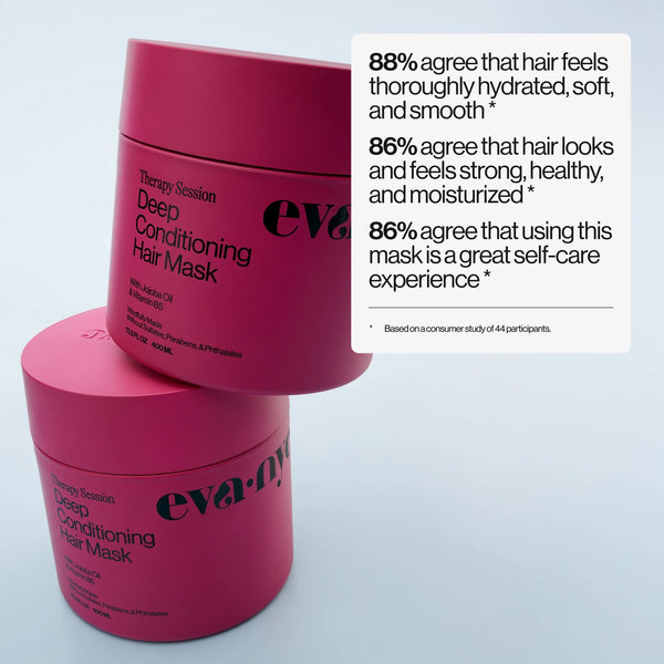 Therapy Session Deep Conditioning Hair Mask - 2 packs - 13.5 oz per pack - plus 3 My Outlet Mall Resealable Storage Pouches