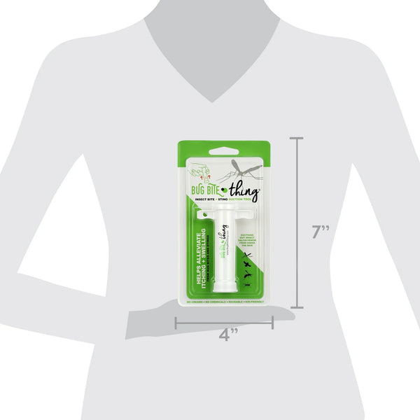 Natural Bug Bite Relief and Removal Tool - 2 packs - plus 3 My Outlet Mall Resealable Storage Pouches