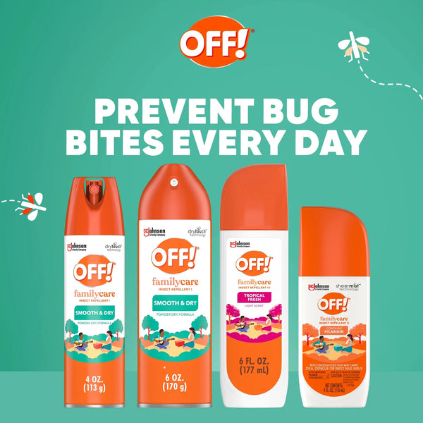 FamilyCare Insect Repellent I, Smooth & Dry Bug Spray - 1 pack - 2.5fl oz per pack - plus 3 My Outlet Mall Resealable Storage Pouches