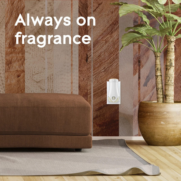 Plug-ins Scented Oil, Cashmere Woods, Fragrance Infused with Essential Oils, 5 Refills - 1 pack - plus 3 My Outlet Mall Resealable Storage Pouches