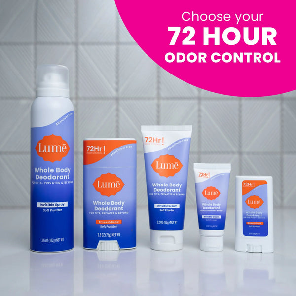 Whole Body Deodorant for Women, Spray Deodorant, Aluminum Free, Soft Powder - 1 pack - 3.6 oz per pack - plus 3 My Outlet Mall Resealable Storage Pouches