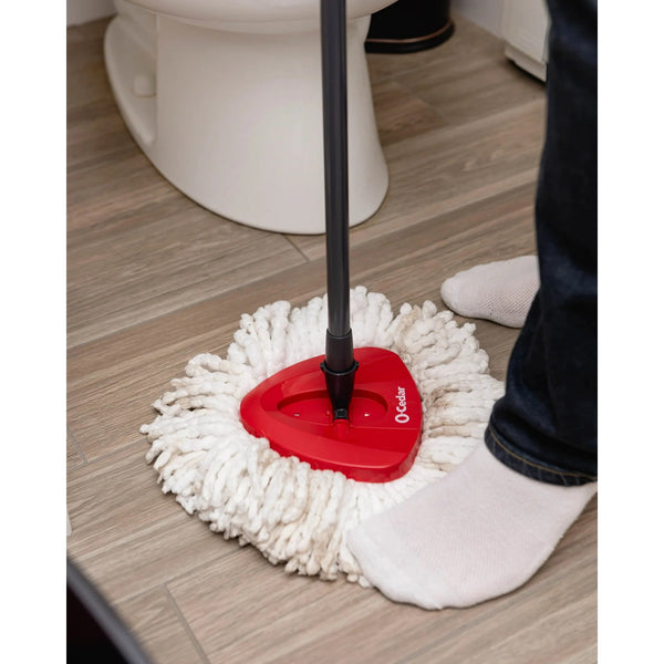 EasyWring Spin Mop Head Replacement, Machine Washable Microfiber Refill - 1 pack - plus 3 My Outlet Mall Resealable Storage Pouches