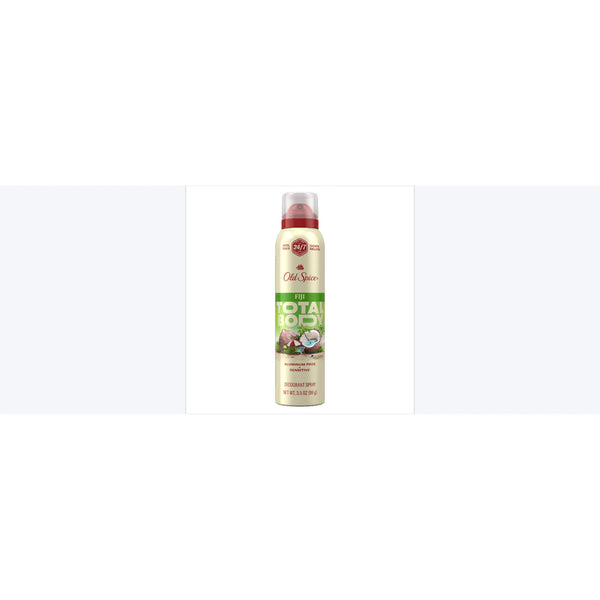 Whole Body Deodorant Spray, Aluminum Free Total Body Deodorant, Fiji Scent - 2 packs - 3 oz per pack - plus 3 My Outlet Mall Resealable Storage Pouches