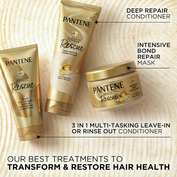 Pro-V Miracle Rescue Deep Repair Conditioner for All Hair Types - 1 pack - 8Fl oz per pack - plus 3 My Outlet Mall Resealable Storage Pouches