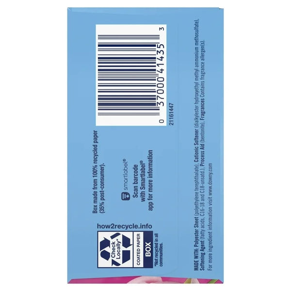 Fabric Softener Dryer Sheets, April Fresh Scent - 3 packs - 120 Count - plus 3 My Outlet Mall Resealable Storage Pouches