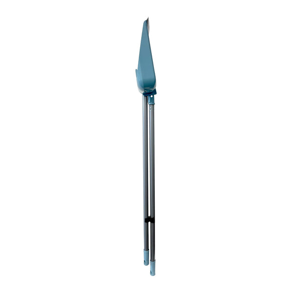 Lobby Broom and Dustpan Set, 2.75" x 11.81" x 41", Blue - 2 packs - plus 3 My Outlet Mall Resealable Storage Pouches