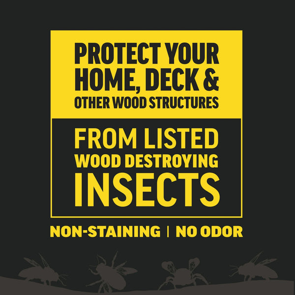 Quick Kill Carpenter Bee, Carpenter Ant & Termite Killer Foam - 1 pack - 18 oz per pack - plus 3 My Outlet Mall Resealable Storage Pouches