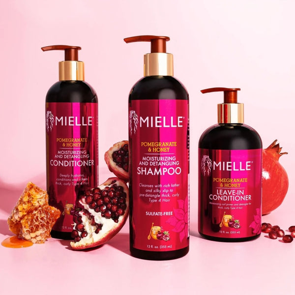Pomegranate and Honey Detangling Conditioner - 2 packs - 12Fl oz per pack - plus 3 My Outlet Mall Resealable Storage Pouches