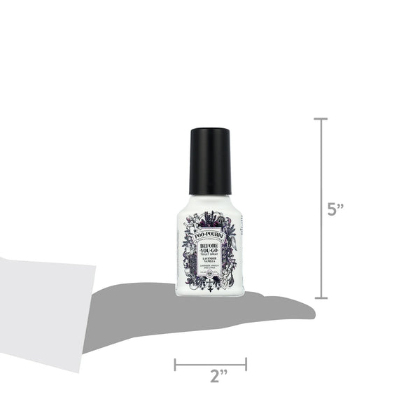 Lavender + Vanilla + Citrus Before-You-Go Toilet Spray - 2 packs - 2 oz per pack - plus 3 My Outlet Mall Resealable Storage Pouches