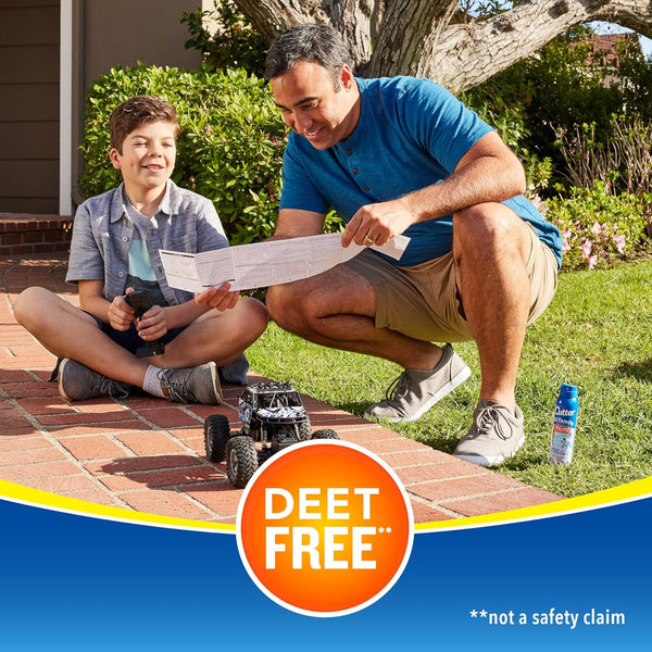 All Family Insect Repellent Deet-Free Lightweight Repels Mosquitoes Ticks up to 8 Hr - 2 packs - 4 oz per pack - plus 3 My Outlet Mall Resealable Storage Pouches