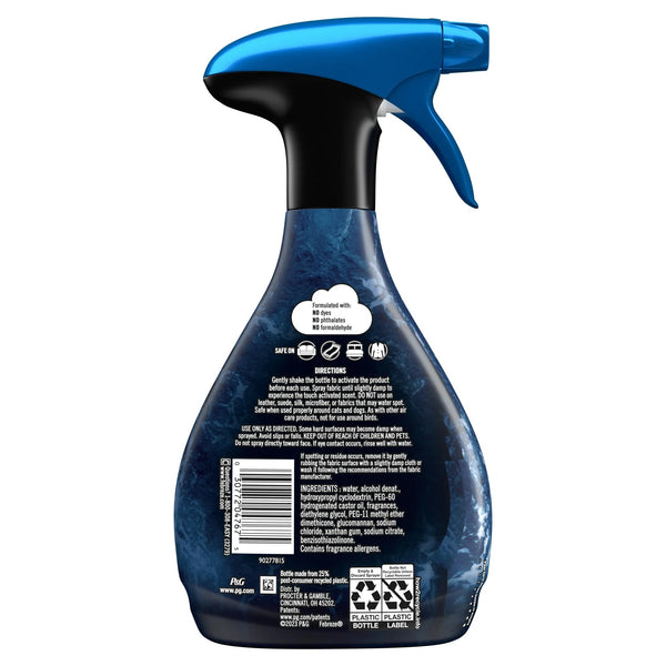 Fabric Spray Air Freshener, Odor-Fighting Fabric Refresher, Unstopables Ocean - 1 pack - 16.9 fl oz per pack - plus 3 My Outlet Mall Resealable Storage Pouches