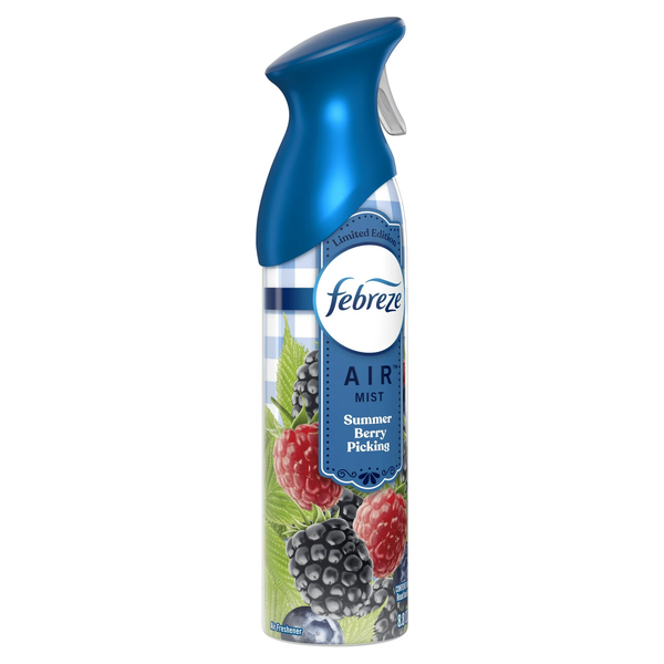 Air Freshener Spray, Odor-Fighting Room Spray, Summer Berry Picking -  2 packs - 8.8 oz per pack - plus 3 My Outlet Mall Resealable Storage Pouches