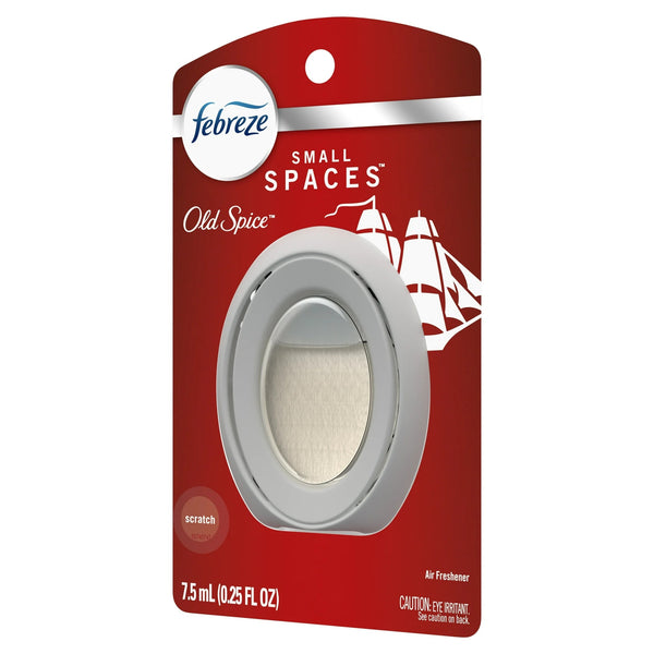 Bathroom Air Freshener, Small Spaces Odor-Fighting, Old Spice Scent - 1 pack - plus 3 My Outlet Mall Resealable Storage Pouches