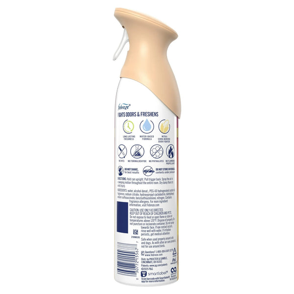 Air Freshener Spray, Odor-Fighting Room Spray, Summer Golden Hour Scent - 1 pack - 8.8 oz per pack - plus 3 My Outlet Mall Resealable Storage Pouches