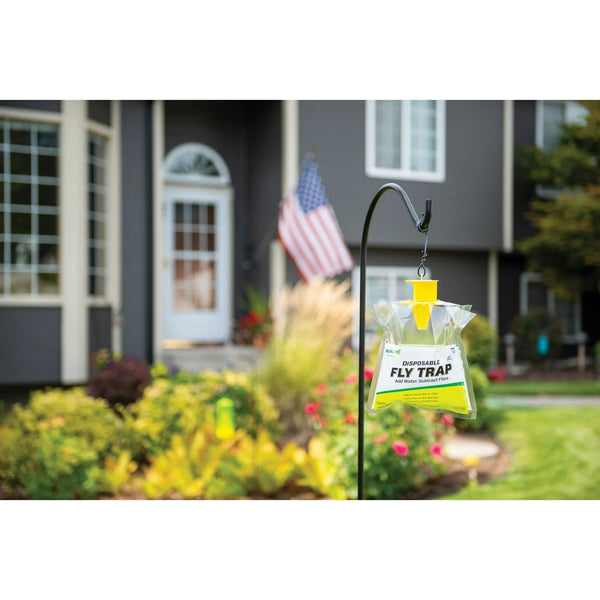 Outdoor Disposable Hanging Fly Trap, 1 Resin Trap - 2 packs - plus 3 My Outlet Mall Resealable Storage Pouches