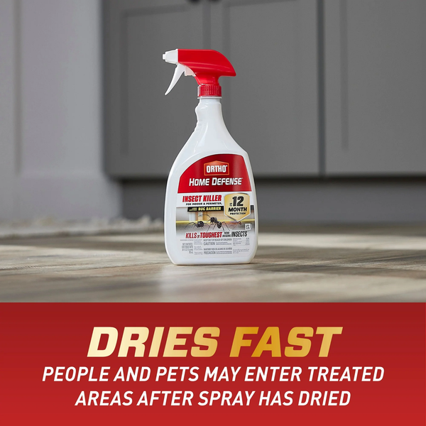 Home Defense Insect Killer for Indoor and Perimeter2 - 3 packs - 24 oz per pack plus 3 My Outlet Mall Resealable Storage Pouches