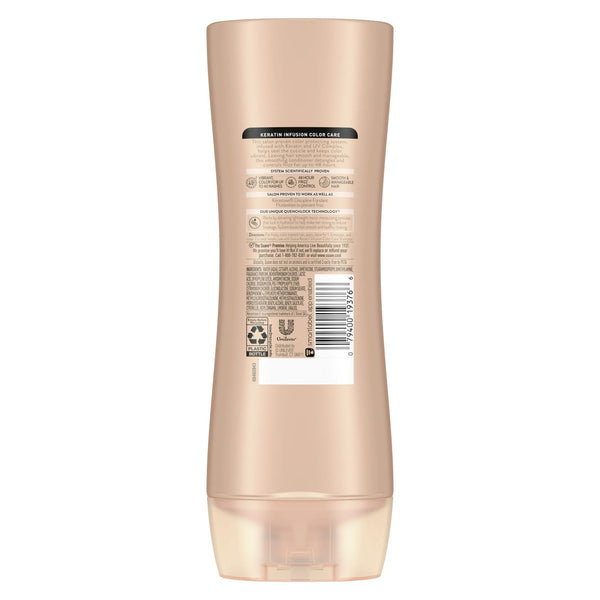 Professionals Keratin Infusion Conditioner, Color Care - 3 packs - 12.6fl oz per pack - plus 3 My Outlet Mall Resealable Storage Pouches