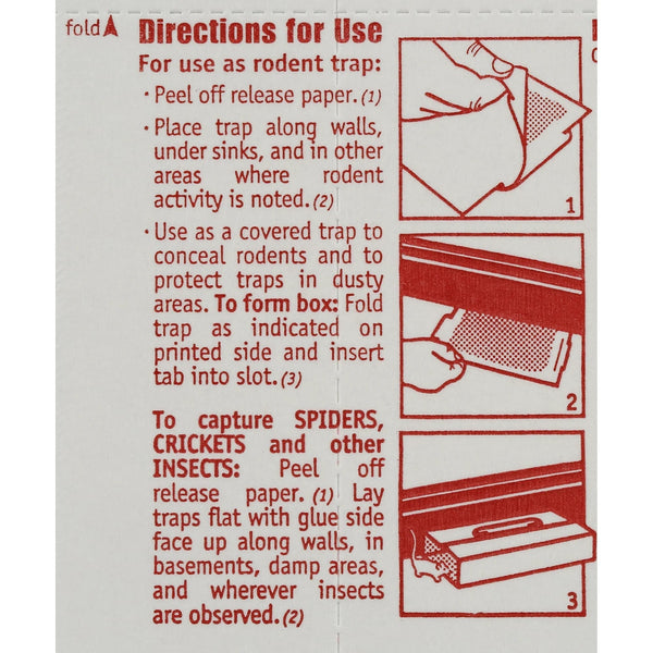 Mouse & Insect Solid Glue Board Traps Ready and Safe to Use Indoors - 1 pack - 4 Count - plus 3 My Outlet Mall Resealable Storage Pouches