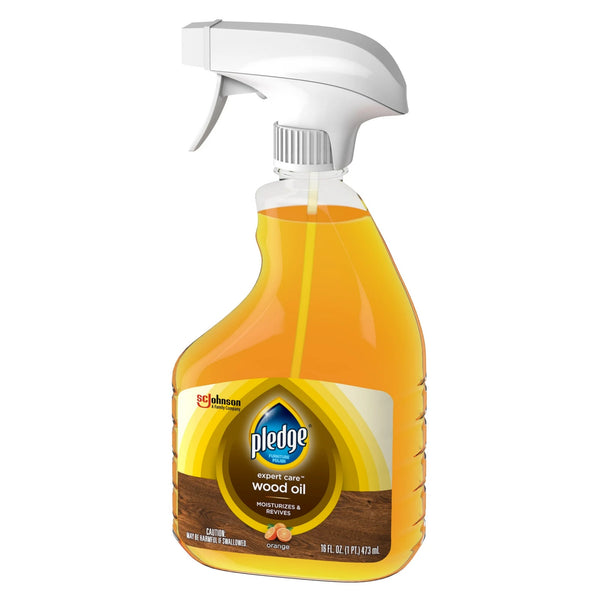Wood Oil, Expert Care, Trigger, Orange Scent - 1 pack - 16 oz per pack - plus 3 My Outlet Mall Resealable Storage Pouches