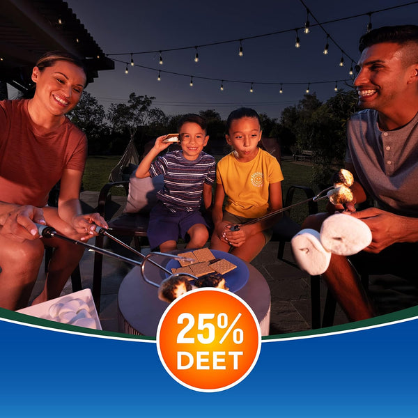 Backwoods Insect Repellent, Mosquito Repellent, 25% Deet, Sweat Resistant, Aerosol - 2 packs - 7.5 oz per pack - plus 3 My Outlet Mall Resealable Storage Pouches