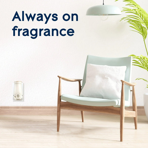 PlugIns Air Freshener Warmer, Holds Essential Oil Infused Wall Plug In Refill - 1 pack - 2 Count per pack - plus 3 My Outlet Mall Resealable Storage Pouches