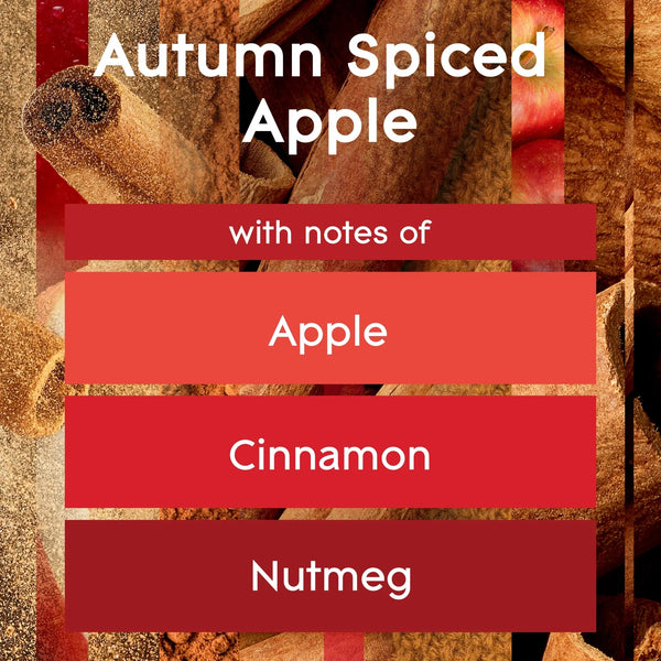 Automatic Spray Refills, Air Freshener, Autumn Spiced Apple, Fragrance Infused with Essential Oils- 1 pack - 2 count per pack - plus 3 My Outlet Mall Resealable Storage Pouches