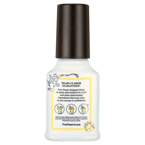 Original Citrus , Lemon + Bergamot + Lemongrass Before-You-Go Toilet Spray - 1 pack - 2 oz per pack - plus 3 My Outlet Mall Resealable Storage Pouches