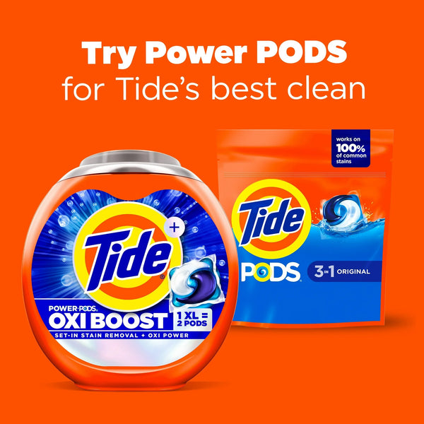 Pods Liquid Laundry Detergent Pacs, Original Scent - 1 pack - 16 Count - plus 3 My Outlet Mall Resealable Storage Pouches