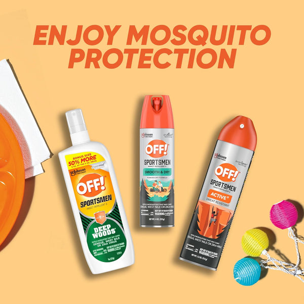 FamilyCare Insect Repellent I Aerosol, Smooth & Dry Mosquito Bug Spray Repellent, 15% Deet Formula - 1 pack - 4 oz per pack - plus 3 My Outlet Mall Resealable Storage Pouches