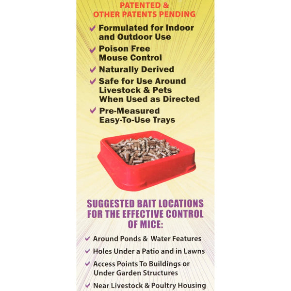 Ready-to-Use Mouse Killer Bait Trays - 2 packs - 2 Count - plus 3 My Outlet Mall Resealable Storage Pouches