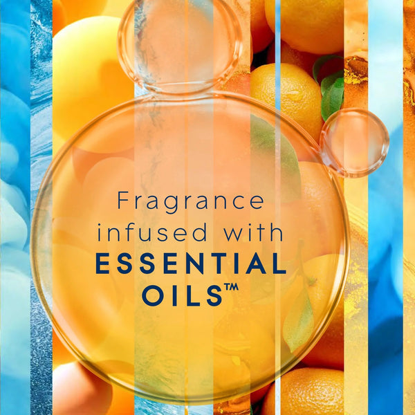 Automatic Spray Refills, Air Freshener, Infused with Essential Oils, Coastal Sunshine Citrus - 2 packs - 2 count per pack - plus 3 My Outlet Mall Resealable Storage Pouches