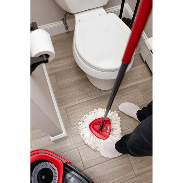 EasyWring Spin Mop Head Replacement, Machine Washable Microfiber Refill - 1 pack - plus 3 My Outlet Mall Resealable Storage Pouches