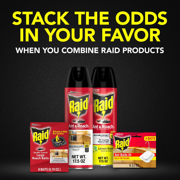 Ant Baits Indoor Ant Insect Killer Traps, Stocking Stuffers - 3 packs - plus 3 My Outlet Mall Resealable Storage Pouches