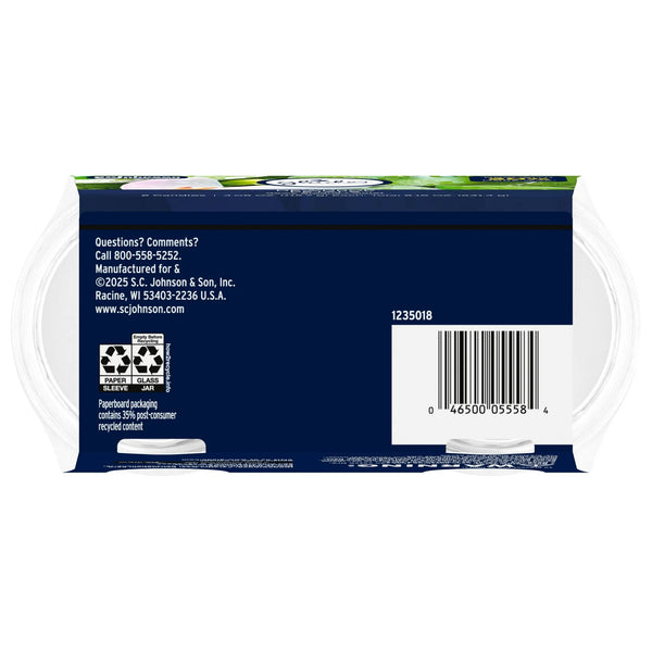 Single Wick Candle, Dewdrop Petals, 2 Candles - 1 pack - plus 3 My Outlet Mall Resealable Storage Pouches