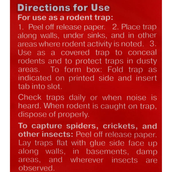 Mouse and Insect Glue Board Traps, Pre-baited and Ready to Use Indoors, Safe, non-toxic, and Easy to Use - 2 pack - plus 3 My Outlet Mall Resealable Storage Pouches