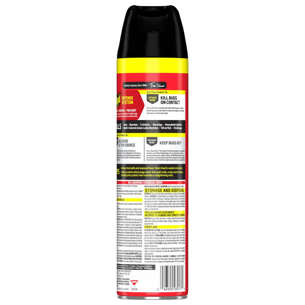 Defend Ant & Roach Killer, Indoor Insecticide, Residual Killing Power, Lemon Scent - 2 packs - 20 oz per pack - plus 3 My Outlet Mall Resealable Storage Pouches