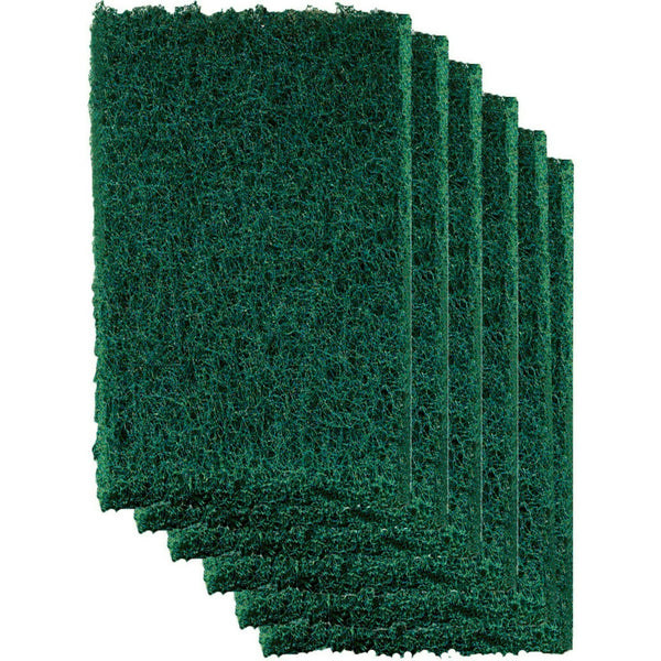 Heavy Duty Scour Pads - 1 pack -  6 count per pack - plus 3 My Outlet Mall Resealable Storage Pouches
