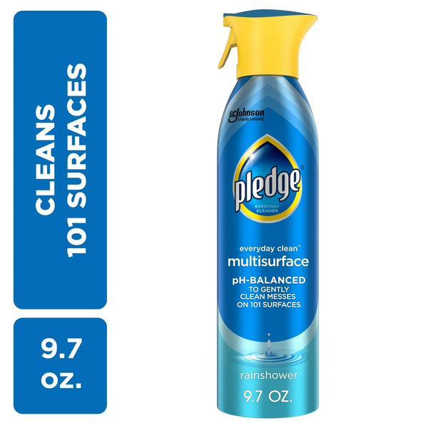 Multi Surface Cleaner, Everyday Cleaner, Aerosol, Rainshower Scent - 1 pack - 9.7 oz per pack - plus 3 My Outlet Mall Resealable Storage Pouches