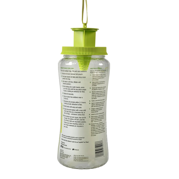 Pop! Reusable Outdoor Fly Trap, Resin -1 pack - plus 3 My Outlet Mall Resealable Storage Pouches