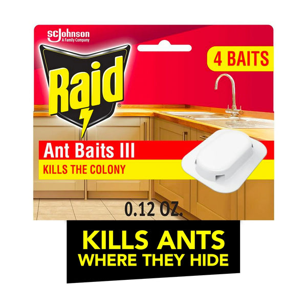 Ant Baits Indoor Ant Insect Killer Traps, Stocking Stuffers - 3 packs - plus 3 My Outlet Mall Resealable Storage Pouches